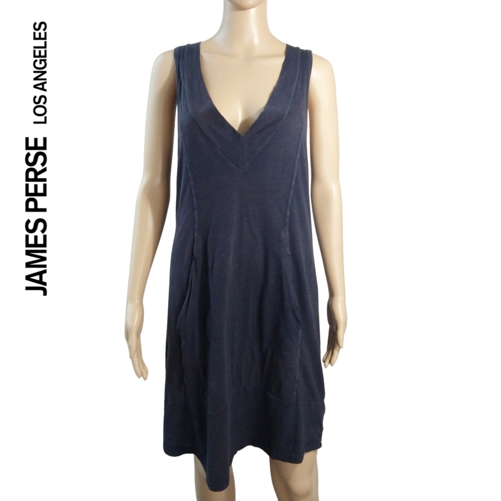 James Perse | Sleeveless Dress with Front Pocket | Women's Size 1
